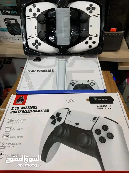 وفرنالك جهاز GAME STICK أحدث إصدار، الشبيه بالبلايستيشن 5 مع 15000 خمس عشرة الاف لعبة