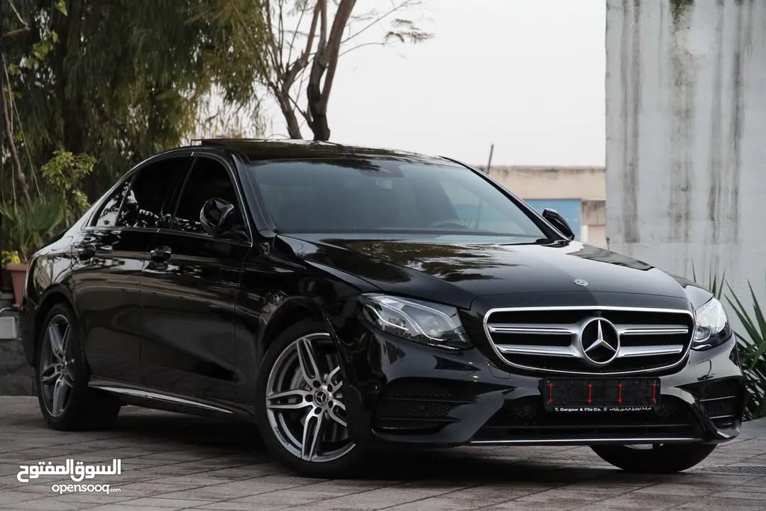 Mercedes E350 Mild Hybrid 2019  وارد غرغور  Kit AMG  حالة ممتازة وصيانة وكالة.