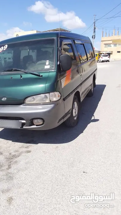 باص H100 موديل 99 للبيع كاش 3000 مرخص لآخر شهر 12