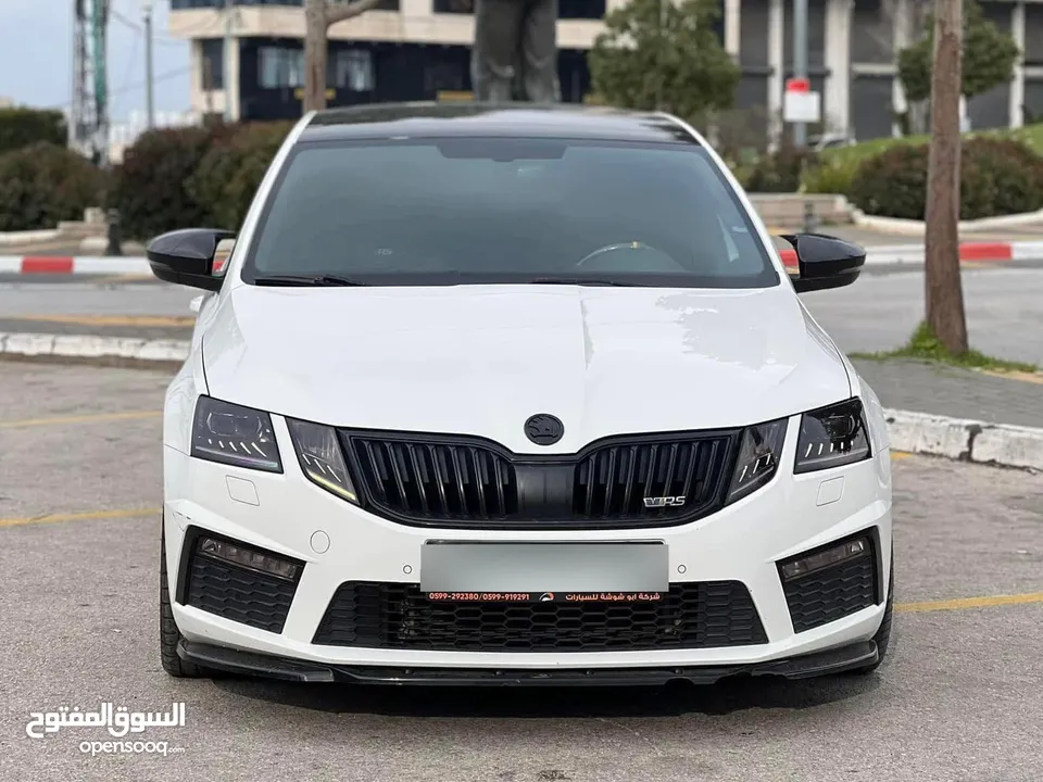 سكودا بنزين VRS..اتماتيك .فل عدا فتحه.فحص نخب .245حصان .رام لله او الخليل .موديل 2019