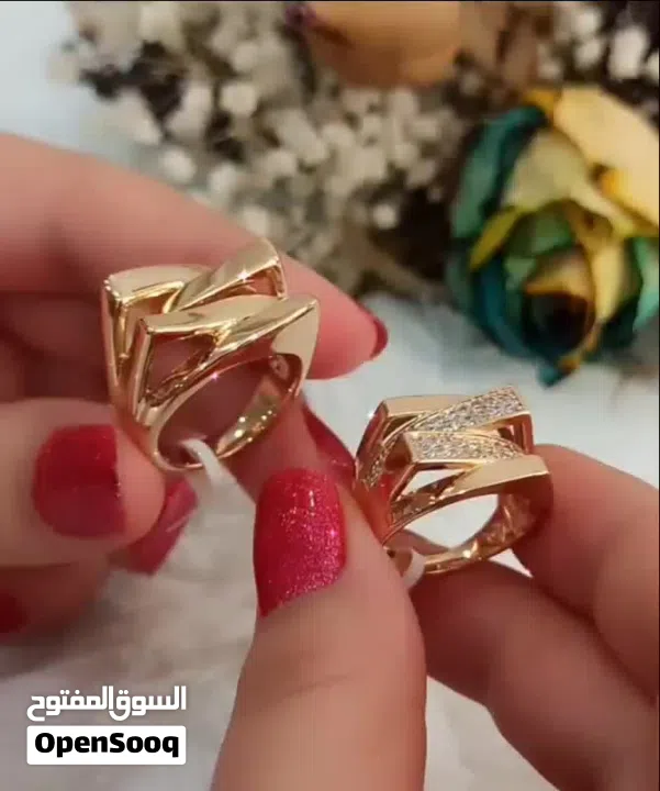 خواتم زوپينغ فخمة آينة تراش — بيع جملة فقط