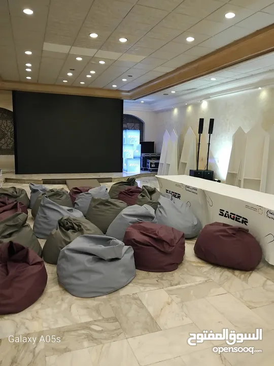 بفات beanbags للايجار اليومي