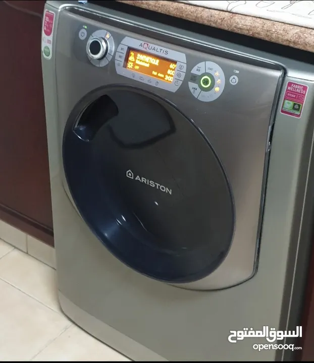 غساله مع حماصه 2في1 إيطالي نوع اريستون