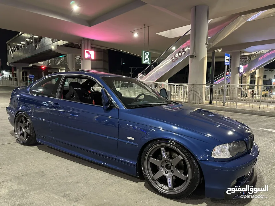 بي ام e46 كوبيه موديل 2000 للبيع