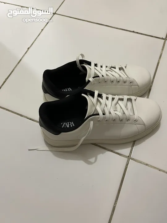 حذا زارا مستعمل استعمال خفيف شبة جديد  Sneakers from Zara used but not unused, it is still new