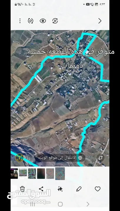 سبعة دونمات للبيع  بيت امرين