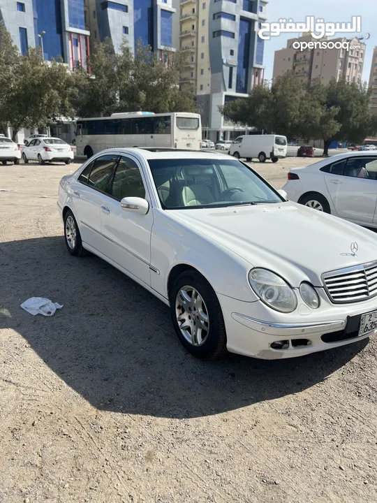 للبيع سياره مرسيدس موديل 2005 E240 عداد 282 الف شرط الفحص جير مكينه شاصي البدي قطعتين