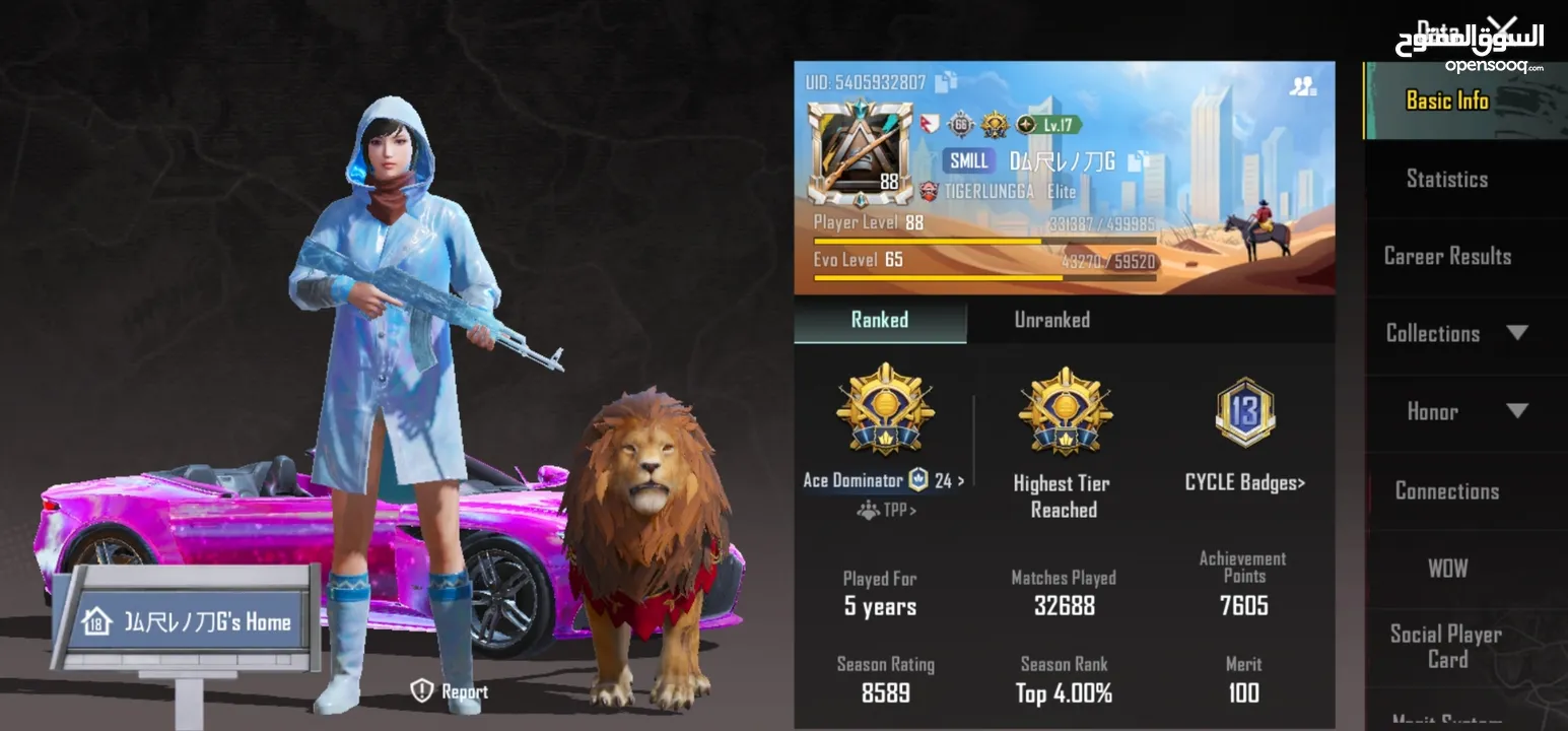 Pubg Acount For Sale Only Rear Costmur Come