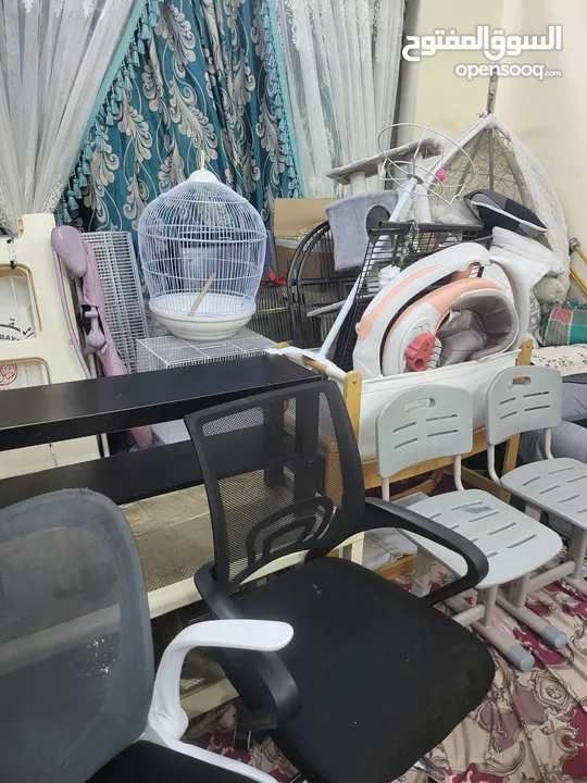 بيع الأثاث ومستلزمات الأطفال وإكسسوارات الحيوانات الأليفة وأقفاص الطيور  birds cages baby   items