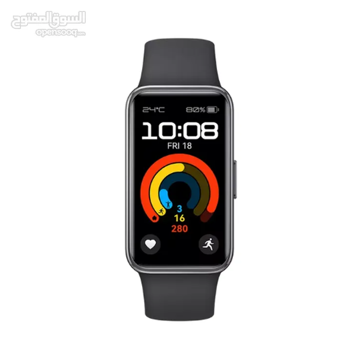 Huawei Band 9 Smart Watch, Silicone Strap  ساعة هواوي باند 9 الذكية، حزام سيليكون