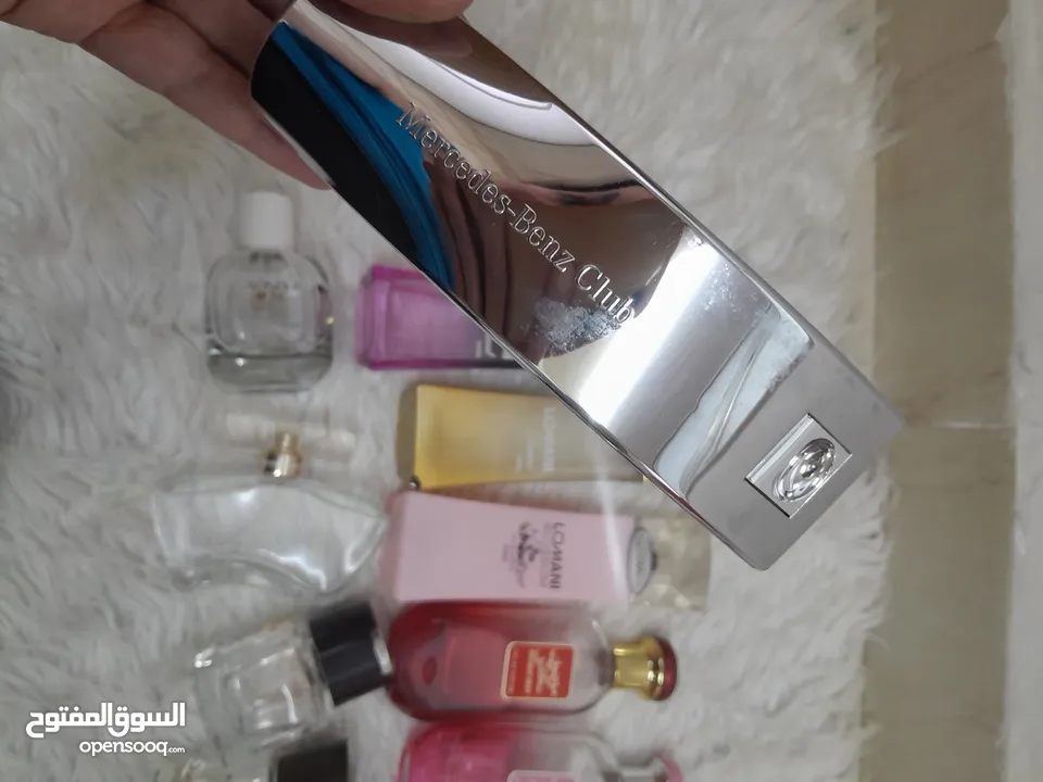 مجموعة علب عطور فارغة ماركات اصلية كلهم ع 10 دنانير