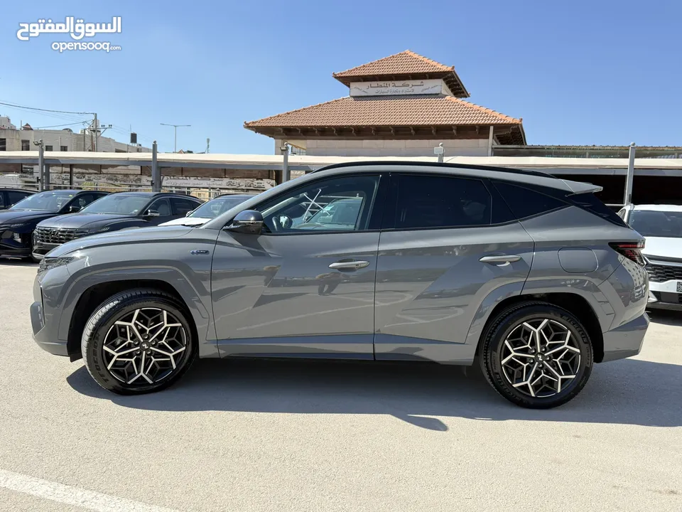 هونداي توسان NLine ترخيص 2022 محرك 1600 هايبرد plug in/يقطع على الشحنه 65 كيلو متر