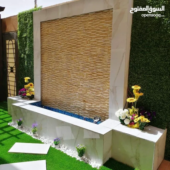 تصميم نوافير ماء جدارية عصرية دقة في العمل والمواعيد استشارة مجانية اسعار ممتازة جدا لا للغلاء
