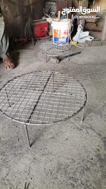 Charcoal grill  شواية فحم Steel and aluminum workshop  ورشة الصلب والألمنيوم