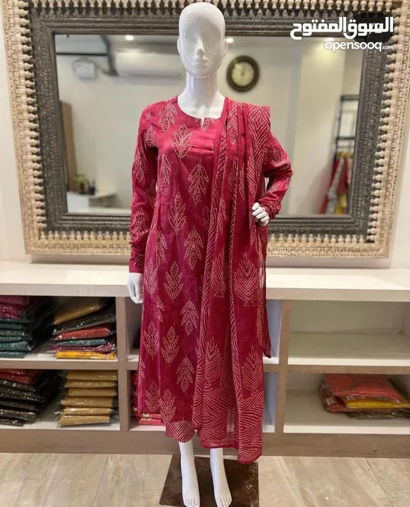 Readymade pure cotton 3 piece dress(Indian)