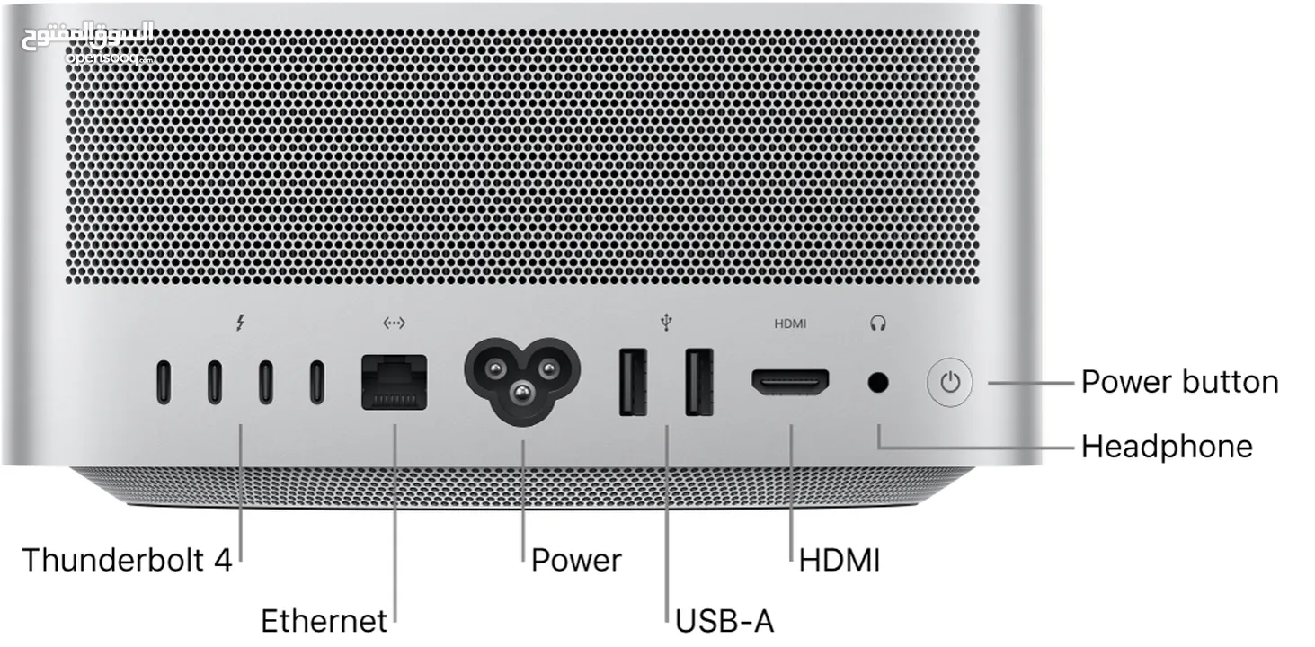 M2 Max 32GB/512GB ماك ستوديو ماكس / Mac Studio M2 Max Chip 32GB/512GGB