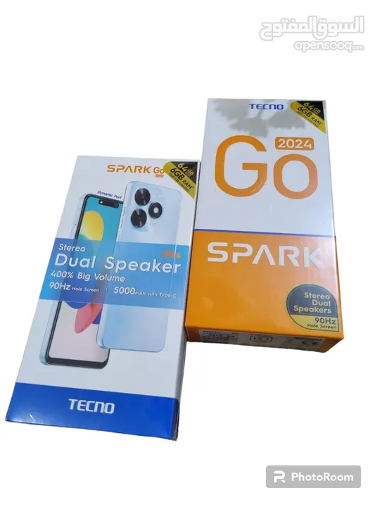 مكفول سنه جديد Spark 2024 رام 6 و 8 جيجا 64  و 128 متوفر توصيل