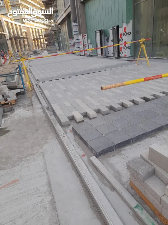 Tiles work and wall plaster