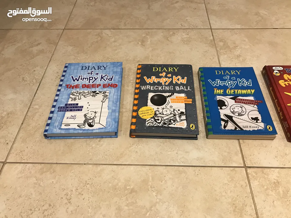 Diary of a Wimpy Kid, Diary of an Awesome Friendly Kid and Dog Man Books