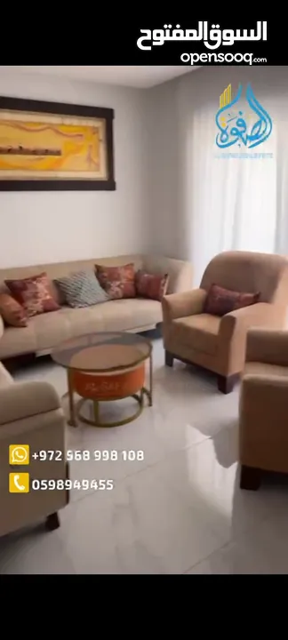 شقه مفروشه سوبر ديلوكس جديده مميزه للايجار