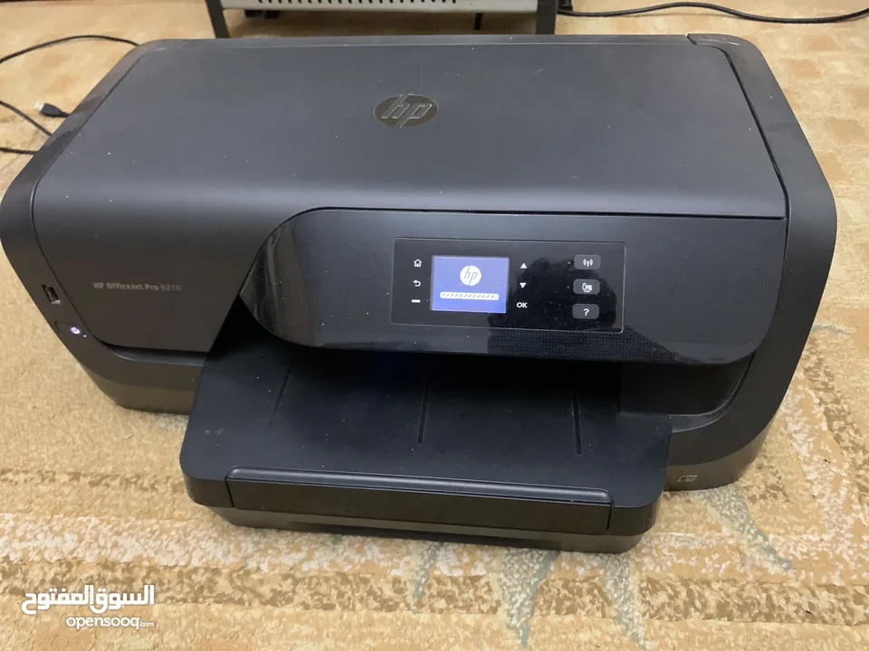 طابعه ليزر مستعمله بدون اي اعطال بحاله ممتازه جدا ،قابل  للتفاوض   HP office jet pro 8210