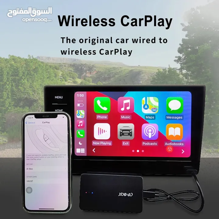 قطعة تحويل شاشة السيارة الوكالة الى اندرويد و Apple CarPlay
