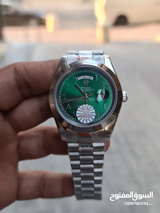 ساعه رجالي ماركة رولكس ماستر كوالتي سمرينا بيبسي ديتونا داي ديت بجوده عاليه جدا متوفر جميع الاصدارات