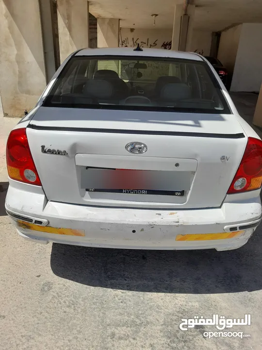 هونداي فيرنا 2005 يد اولي   مستوردة من كوريا البلد الاصلي،بوية الشركة ماتور ستاندر ،ترخيص لآخر السنة