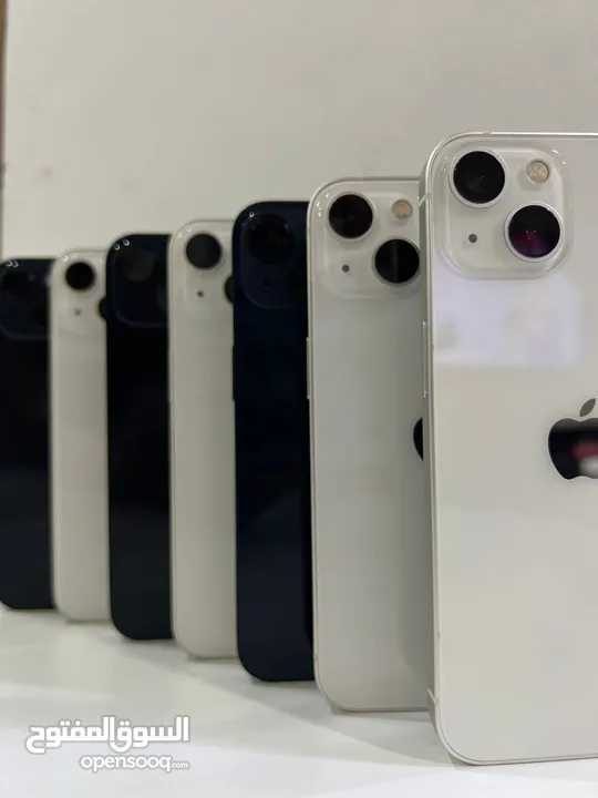 ايفون 13 عادي 128 جيجا  Iphone 13 128 Gb  موجود لون اسود و لون ابيض  بطاريات فوق  90% اصلي