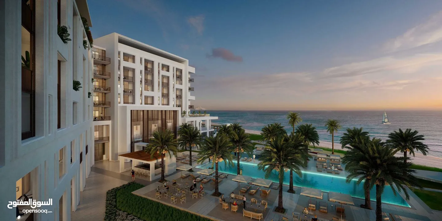 تملک افخم شقه علی الشاطي تقسیطOwns the most luxurious apartment on the beach