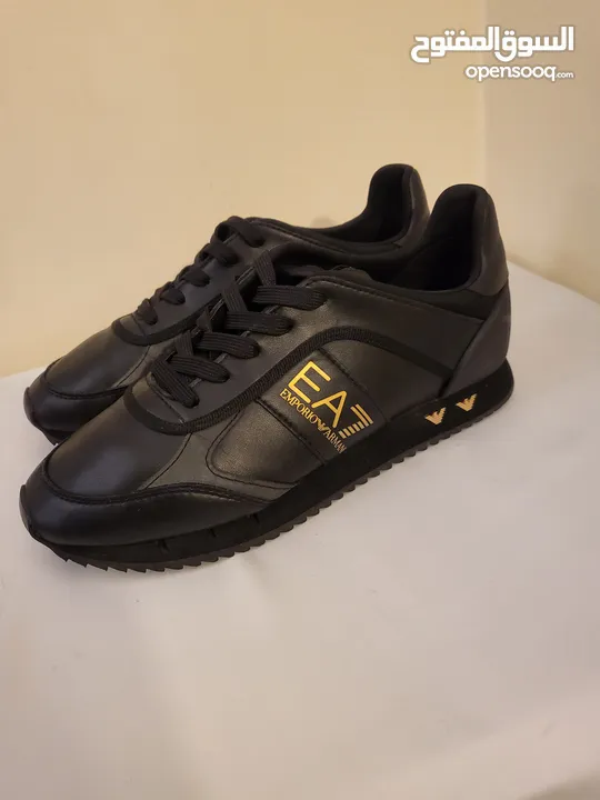 EA7 EMPORIO ARMANI NAVY BLUE SILVER SNEAKERS 40