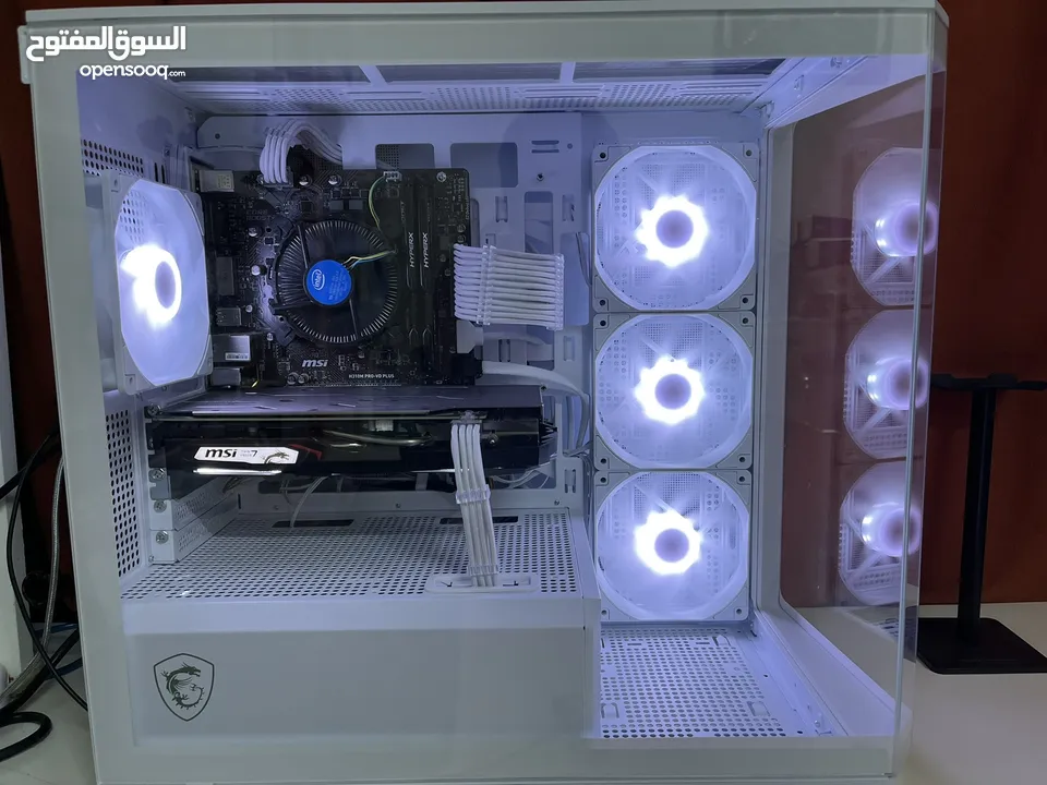 Gaming Pc MSI White جهاز جبمنج