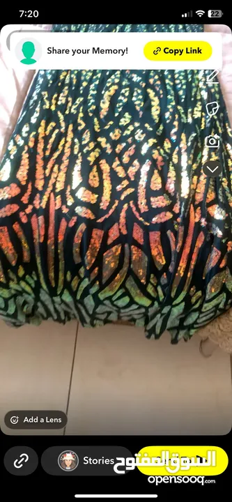 فستان سهره من شي ان لون اخضر