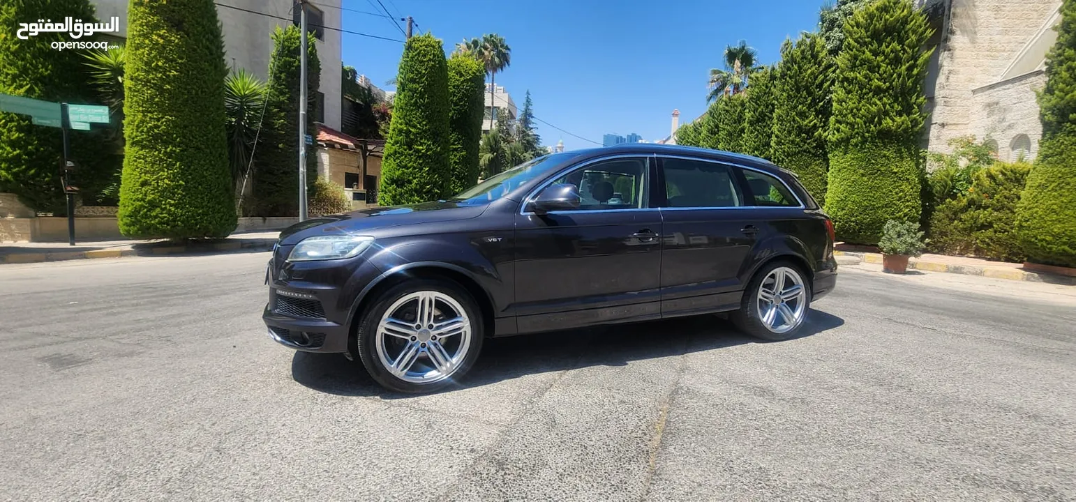 كاش أو اقساط من المالك AUDI Q7 2013 SLINE ممشى قليل 3.0cc سوبر تشارج فل كامل أعلى صنف فحص كامل