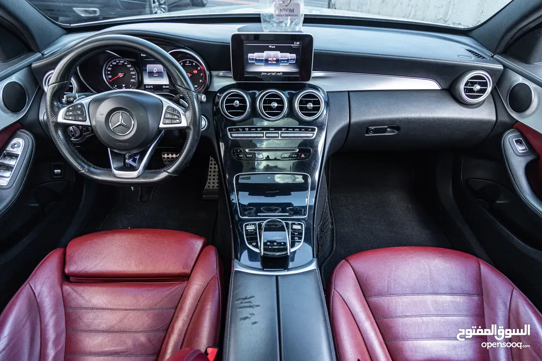 Mercedes C200 Amg kit 2015 مميزة جدا،  وارد و بحالة الوكالة