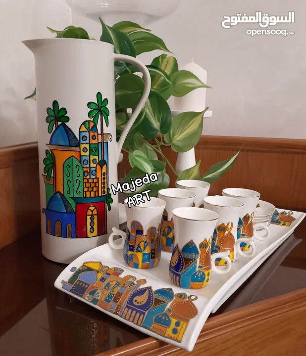 دورة تعليم الرسم على الزجاج والبورسلان