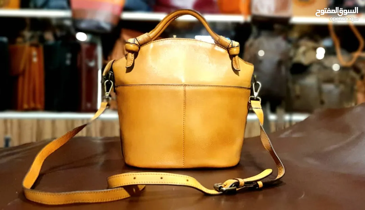 Handmade leather bags for women حقائب جلدية مصنوعة يدويا للنساء