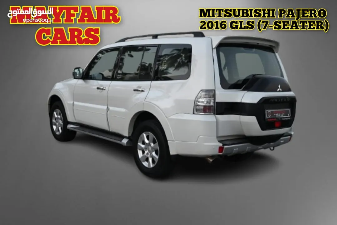 0% DP - ORIGNAL PAINT - MITSUBISHI PAJERO GLS 4WD 2016 - FIRST OWNER - FULL OPTION - GCC