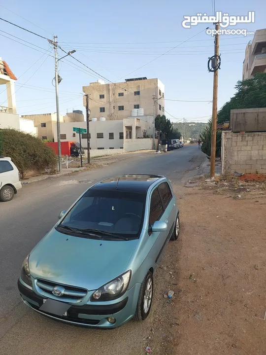 هيونداي جيتز 2006 Hyundai Getz ماتور (((((1600))))) سي سي جير عادي  فحص 2 قصعات امامي و 2 جيد خلفي