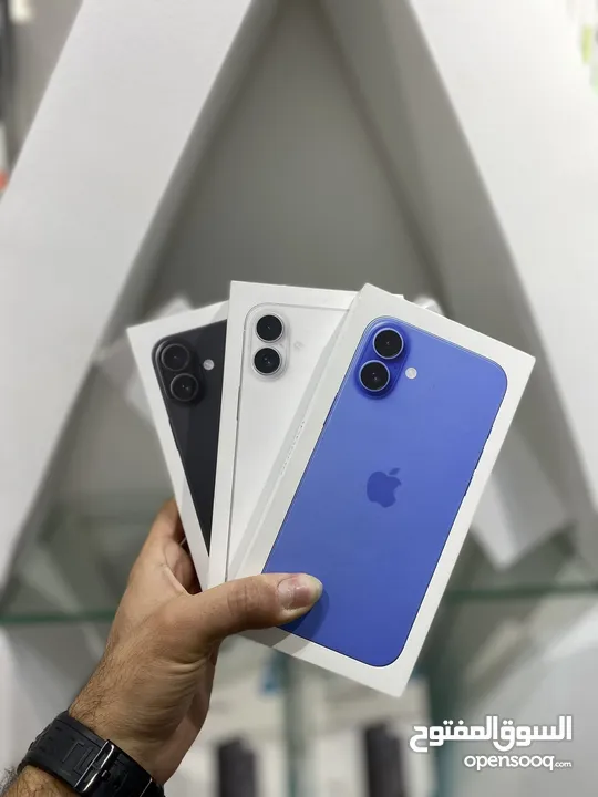 ‏iPhone 16 plus 256GB   ‏NEW NO AVTIVE  جديد بالكرتونة كفالة شرق اوسط