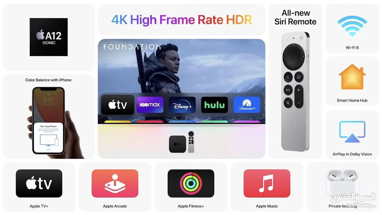 ابل تي في APPLE TV 4K (3rd Gen) Open Box