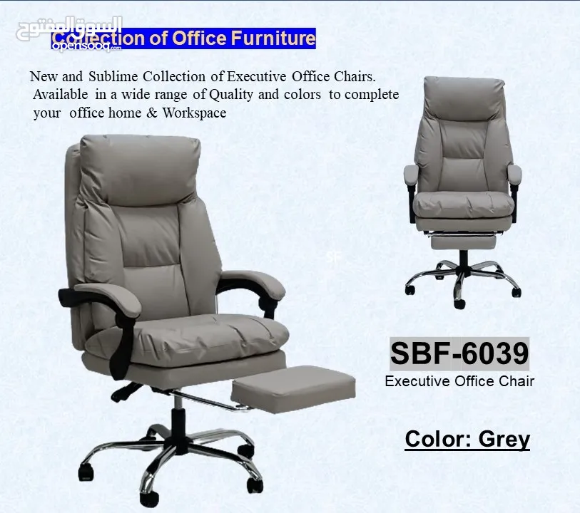 All types of Office furniture Available