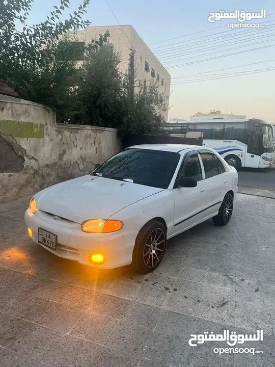 هيونداي أكسنت 1997 3 جيد — قصة الدب ، قير أوتوماتيك، استخدام سيدة