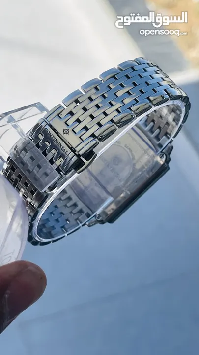 Continintal swiss made الساعة بحالة الوكالة بدون علبة وكفالة ولا خدش