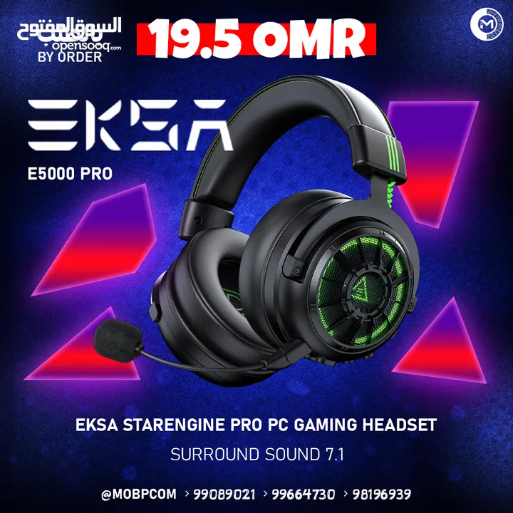 EKSA E5000 PRO StarEngine Gaming Headsert - سماعة جيمينج !