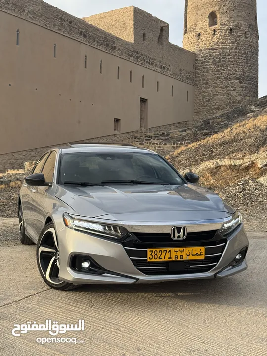 Honda Accord 2.0 Sport 2021 ممشى قليل تسجيل جديد