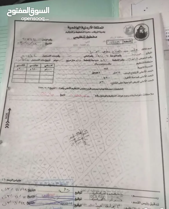 ارض للبيع تبعد عن مسجد أولياء الّله 170 متر