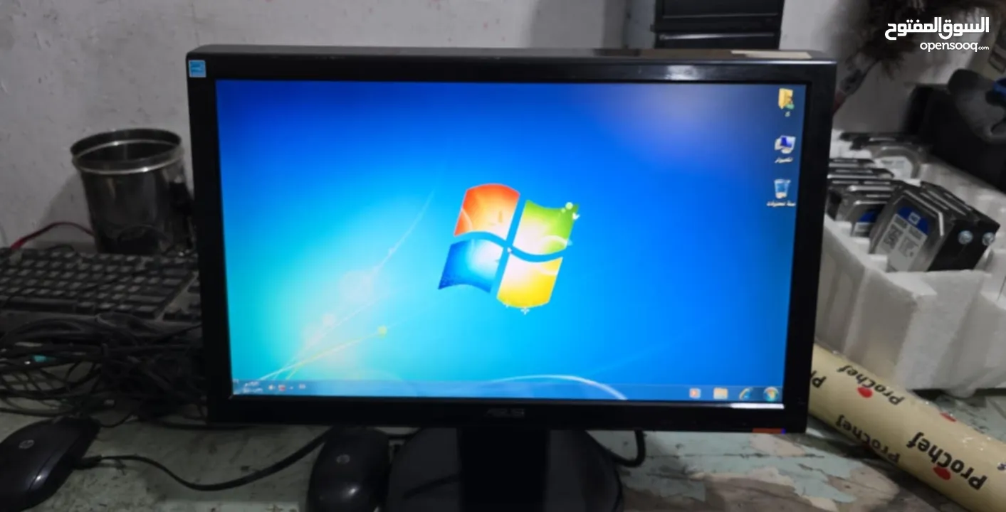 شاشات جديدة كرتونه من hp و اسس