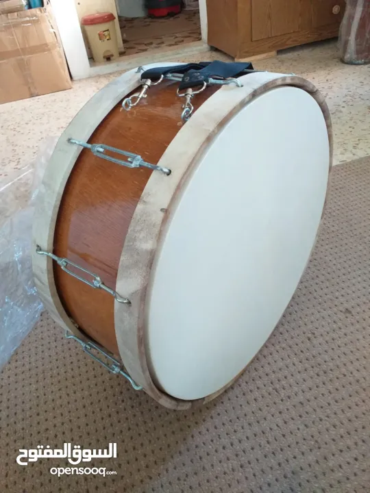 طبول للدبكات وزفات الاعراس شغل يدوي جلد طبيعي 100%