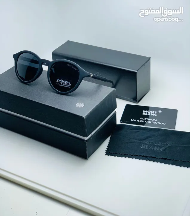 نظارات شمسية مع بوكس اسود متوفر